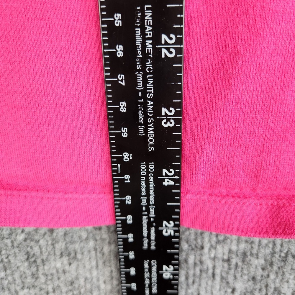 Talbots Plus Shirt Womens 2XL Striped Long Sleeve Cotton Navy Pink Blue - Picture 7 of 9